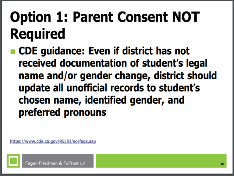 Ventura County Trained Educators to Talk with Kids About Sexuality Without Informing Parents