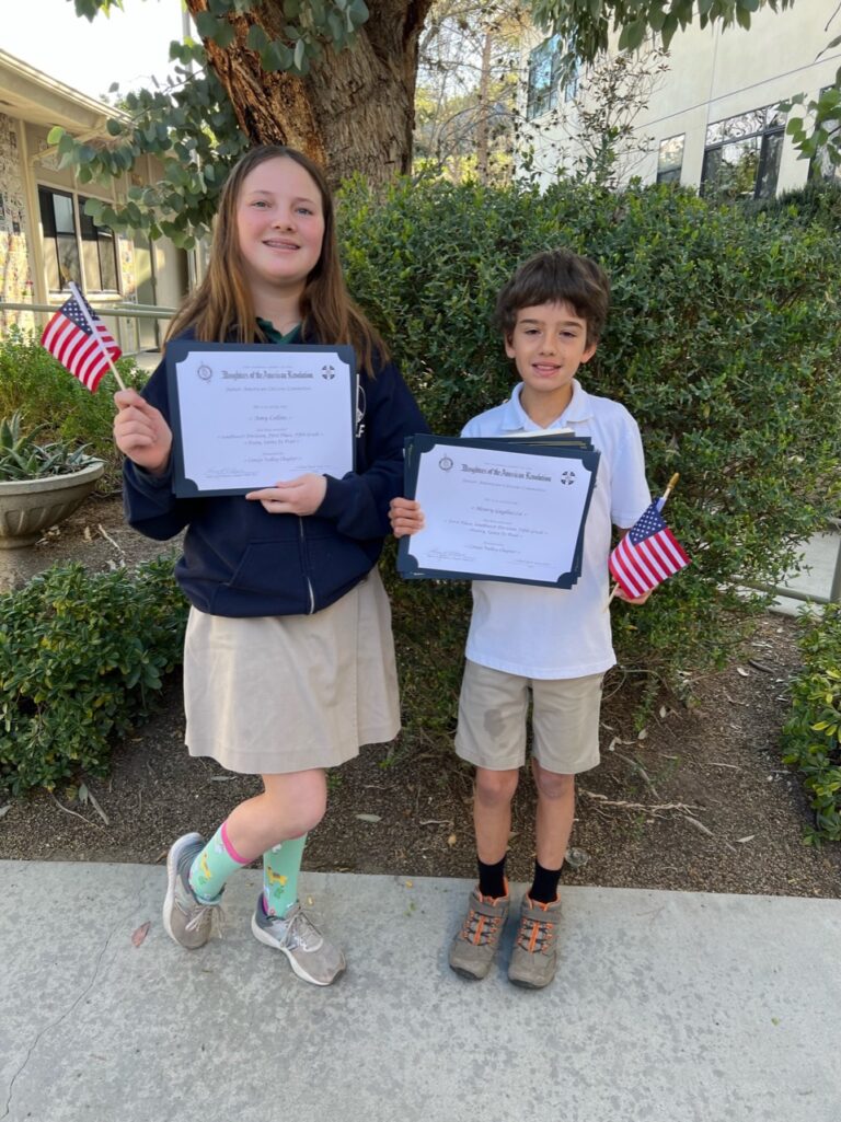 Grade-School Students Honored for Daughters of the American Revolution Writings
